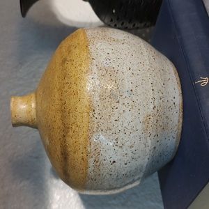 Studio Pottery Vase Hand Crafted Signed